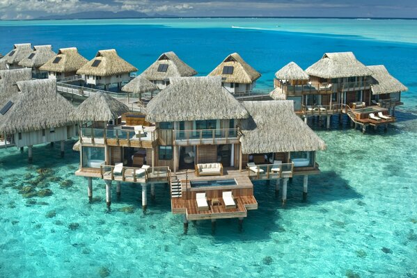 Suite presidencial en el mar, en Bora Bora