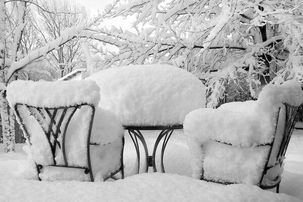 La mañana después de la Nevada. Invierno