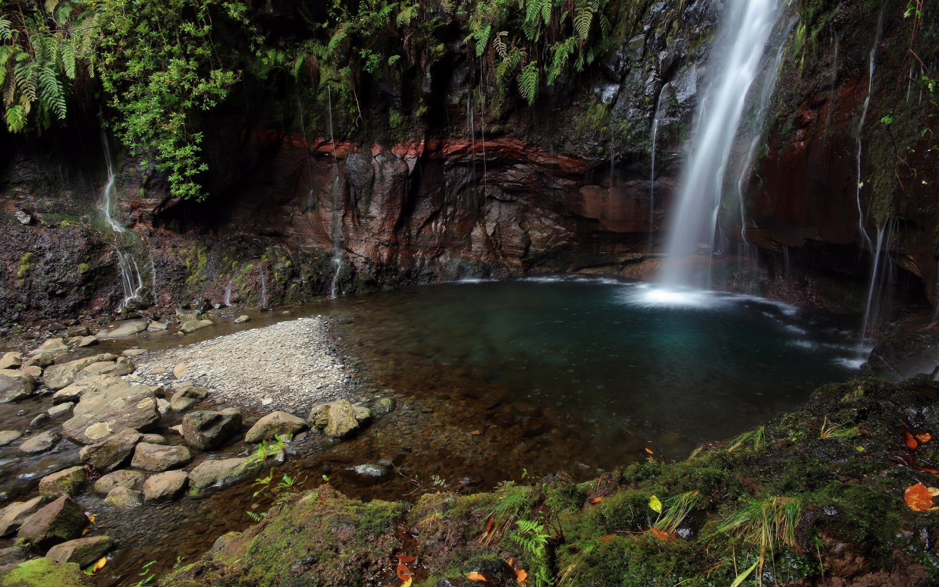 water waterfall feed