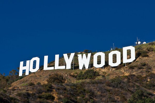 Réel photo lettrage Hollywood