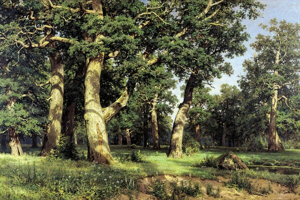 Peinture Shishkin reproduction huile sur toile