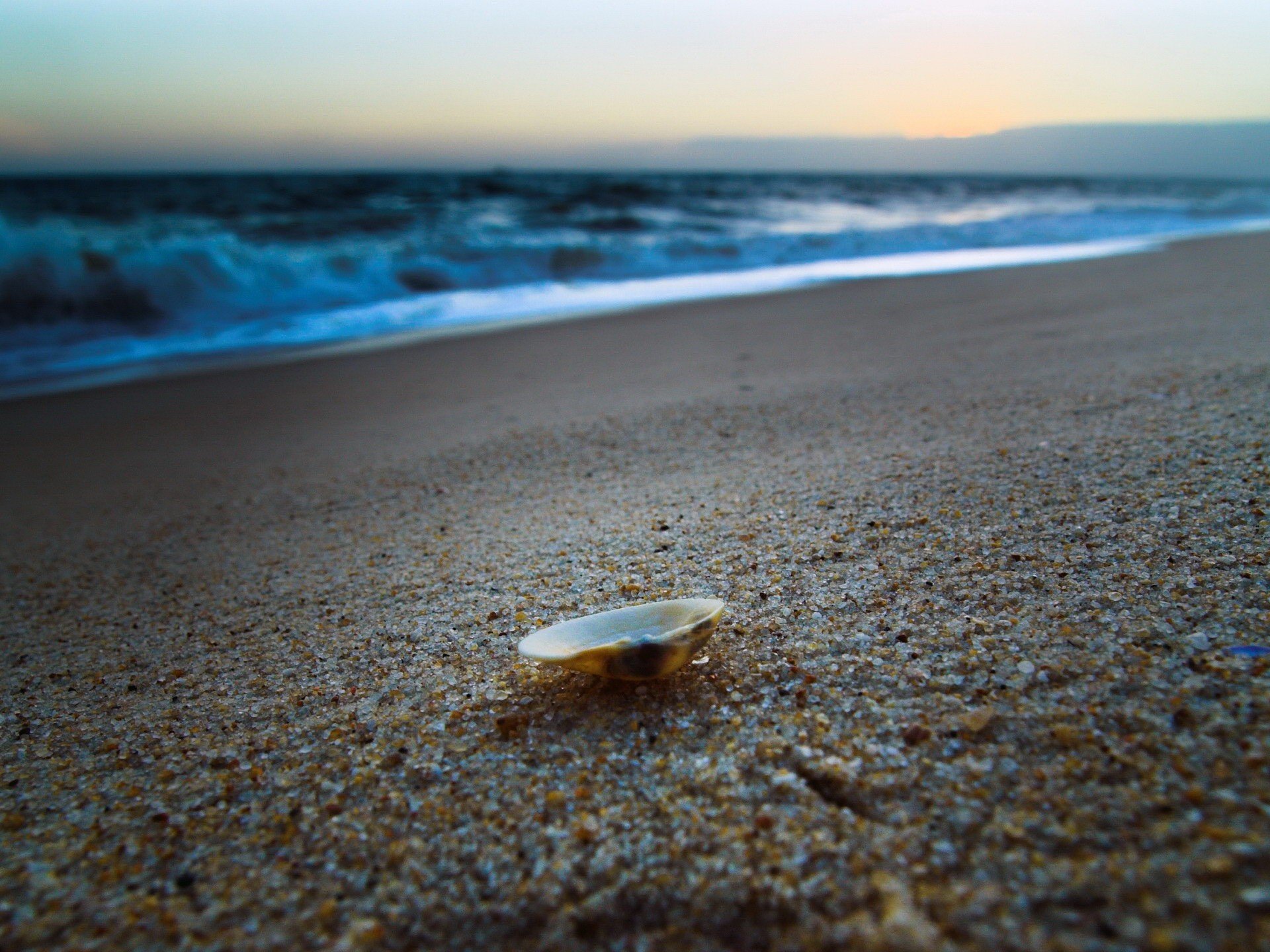 ocean sand sky