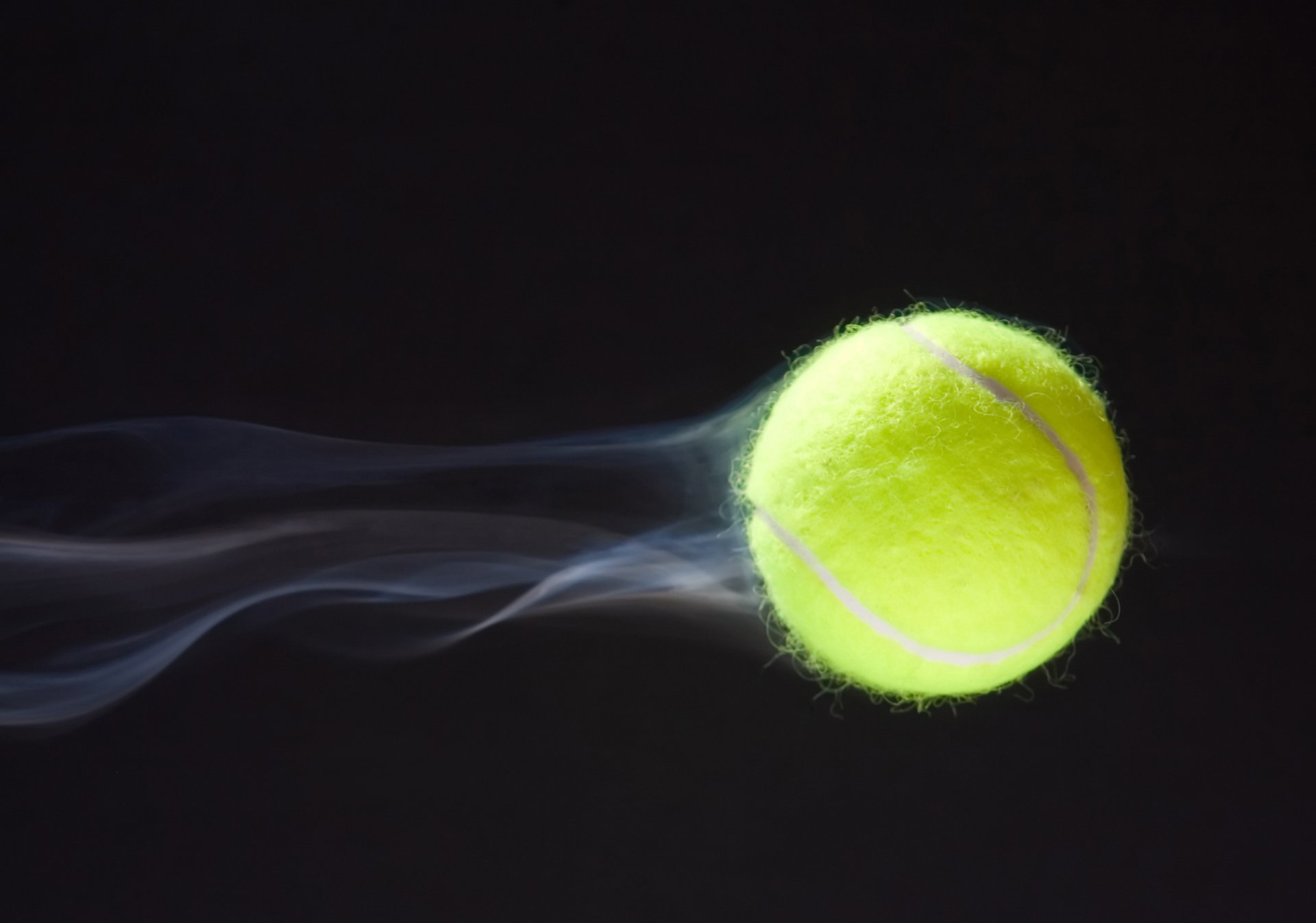 tennis ball tennis trajectory of the flight flex cable speed dark blue background close up wallpaper