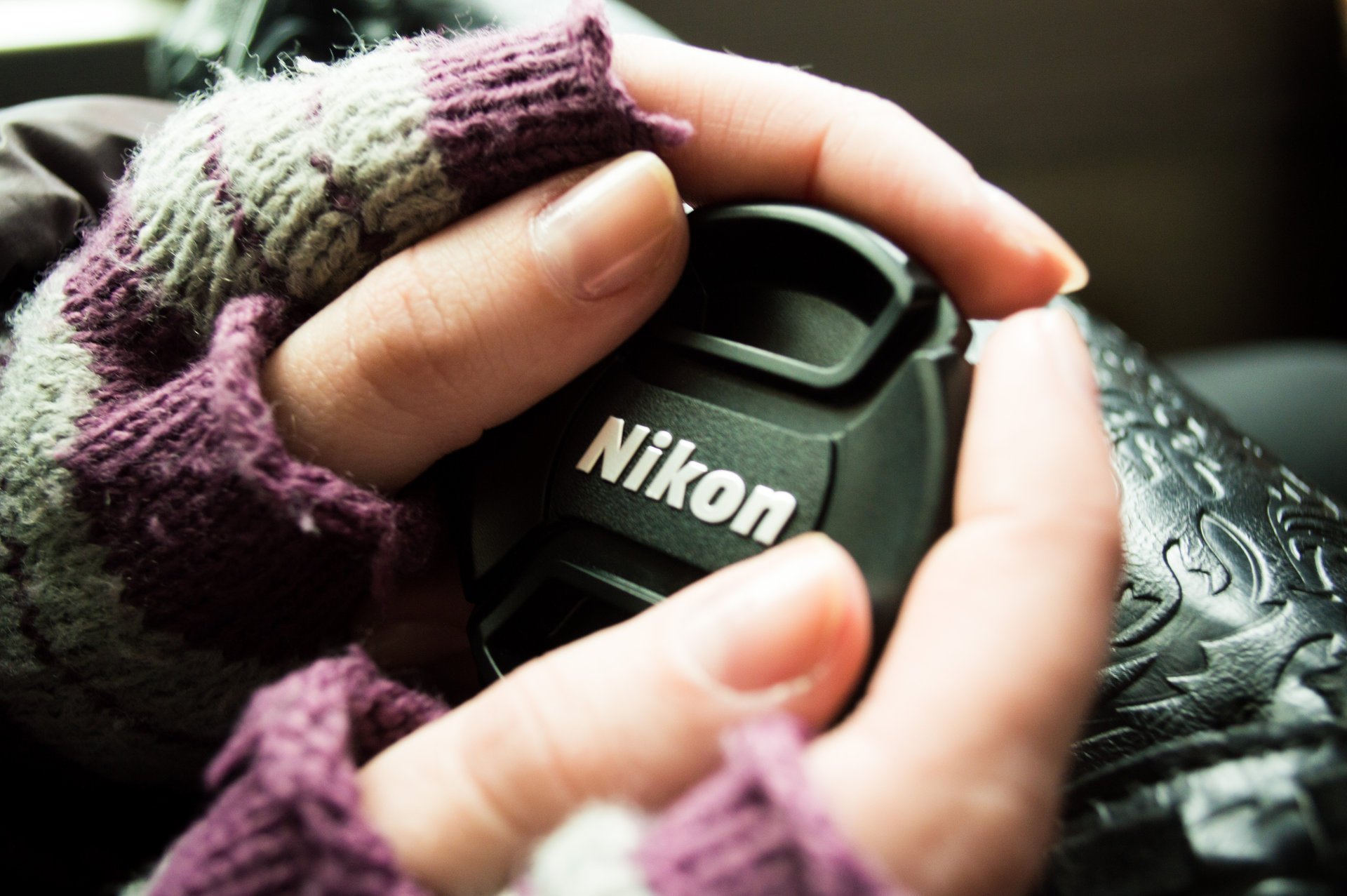 nikon gloves close up