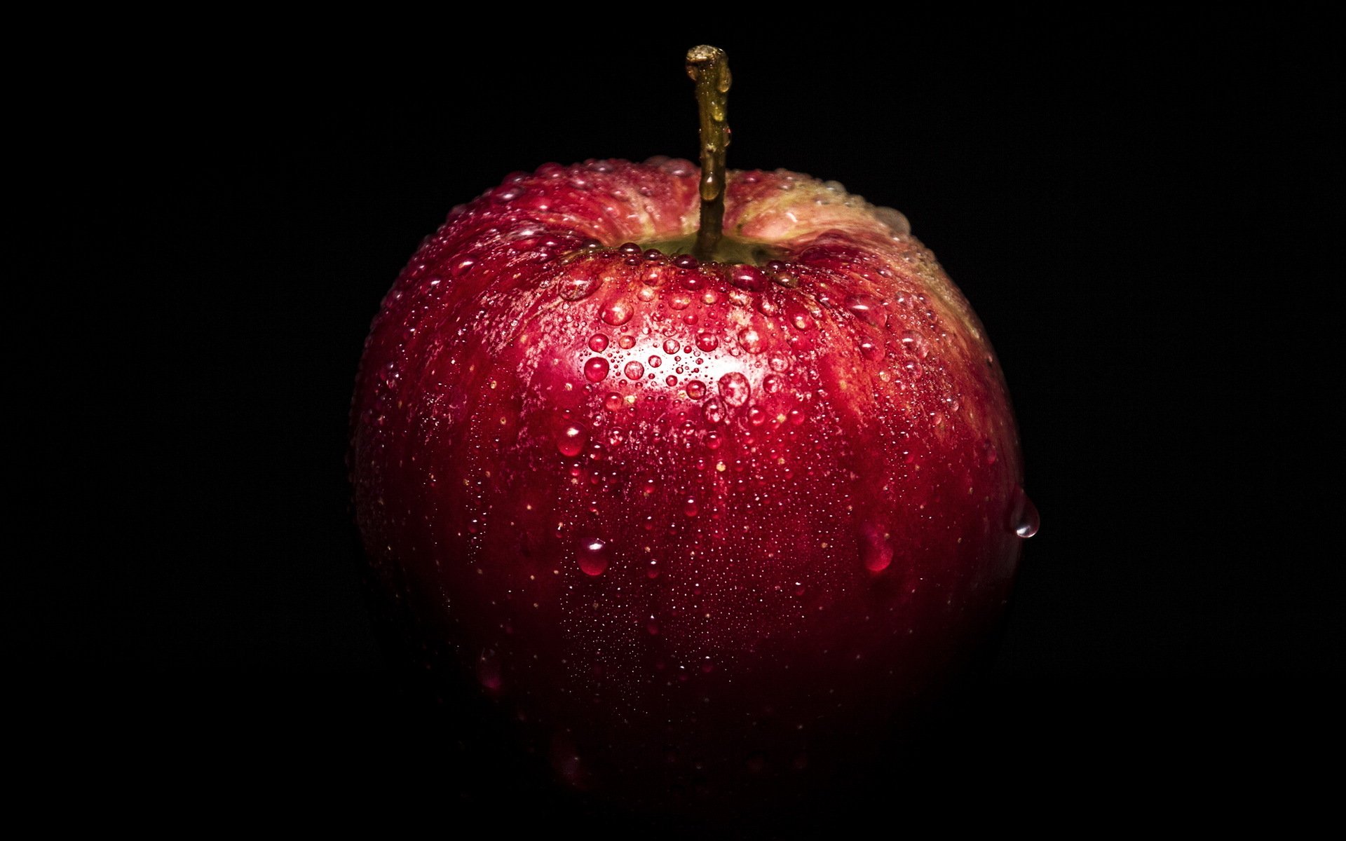 manzana gotas macro