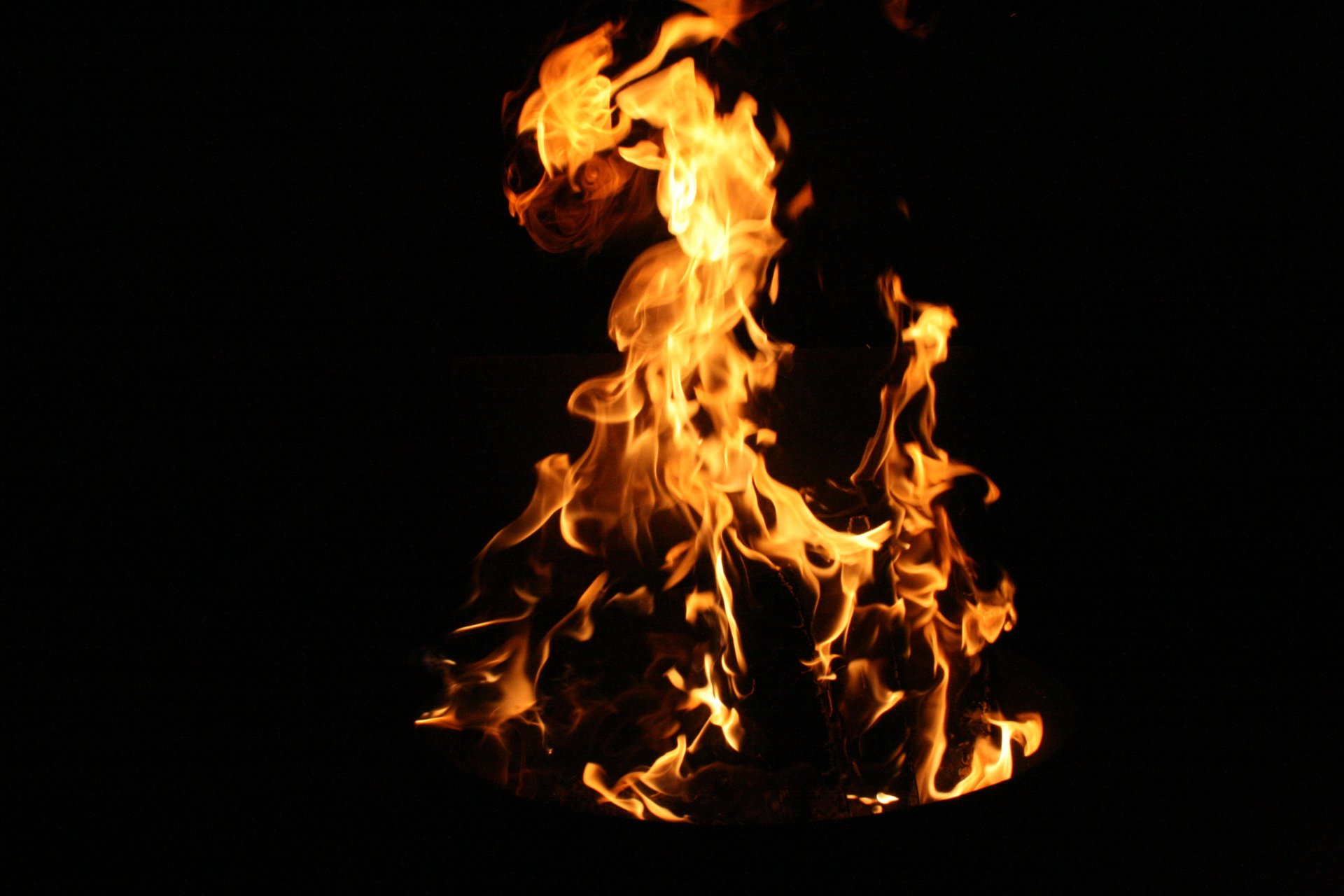 hintergrund tapete makro natur feuer flamme flammen feuer nacht