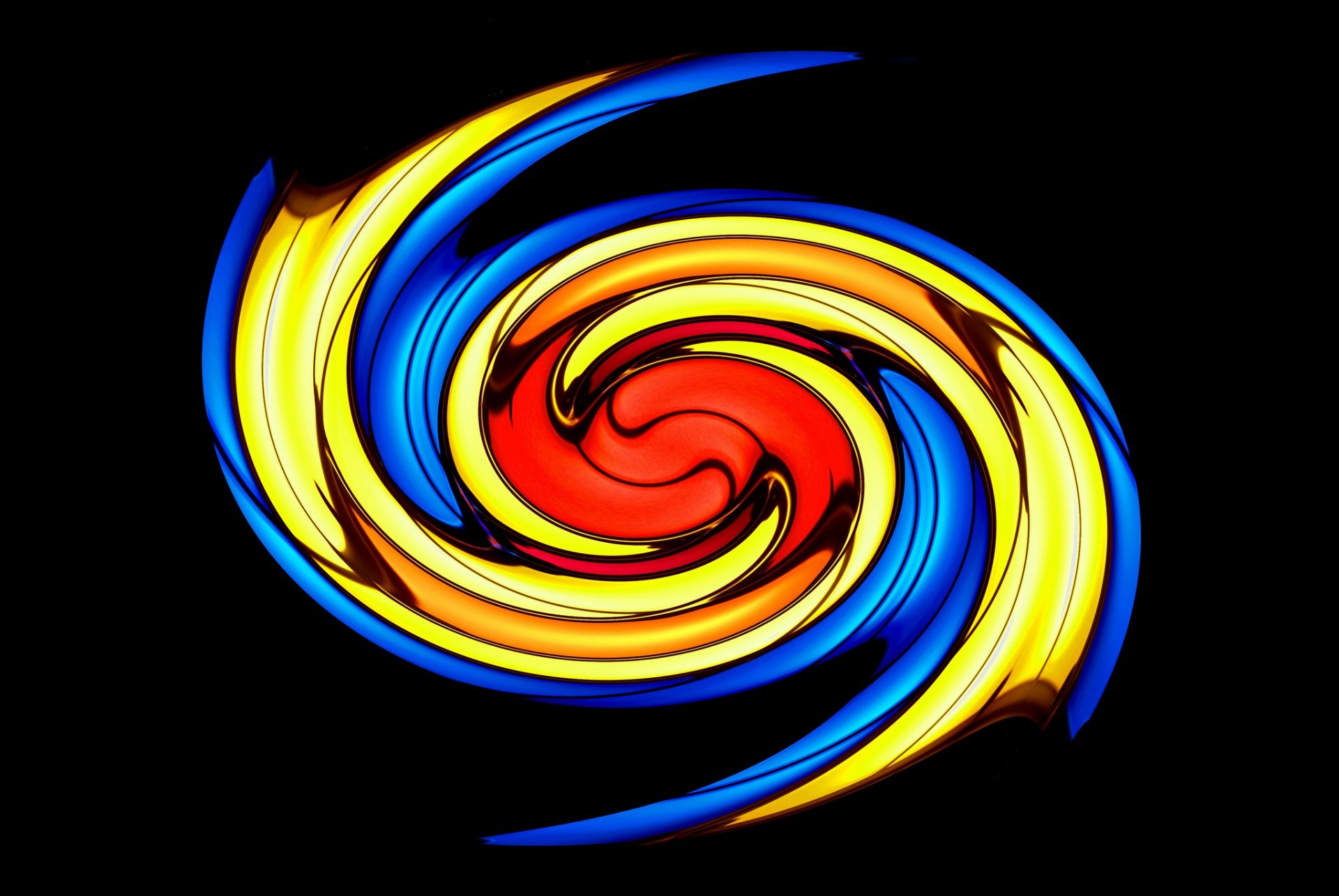 spirale colore fuoco