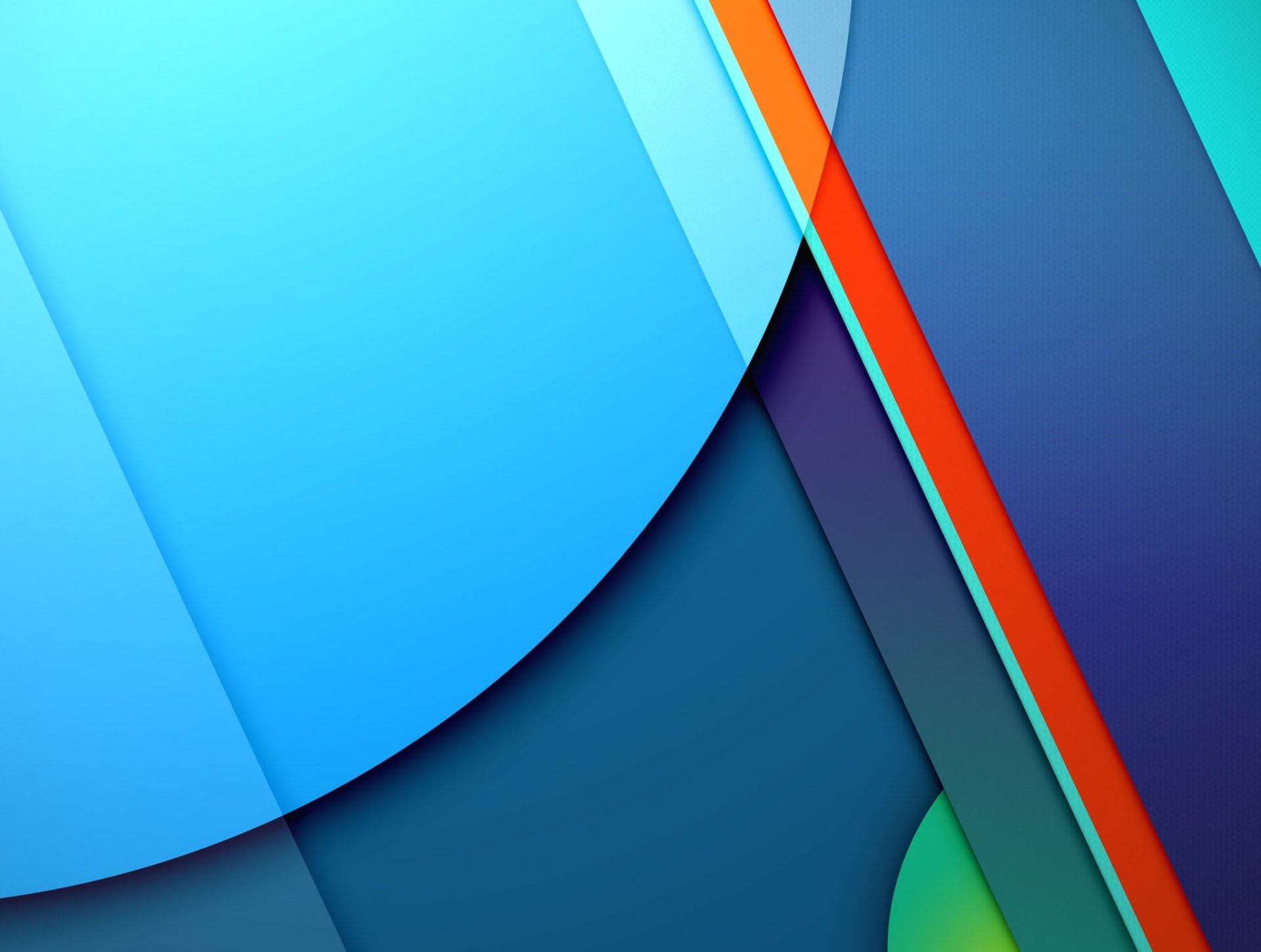 android 5.0 lollipop material diseño líneas abstracción rayas colores círculos rojo azul