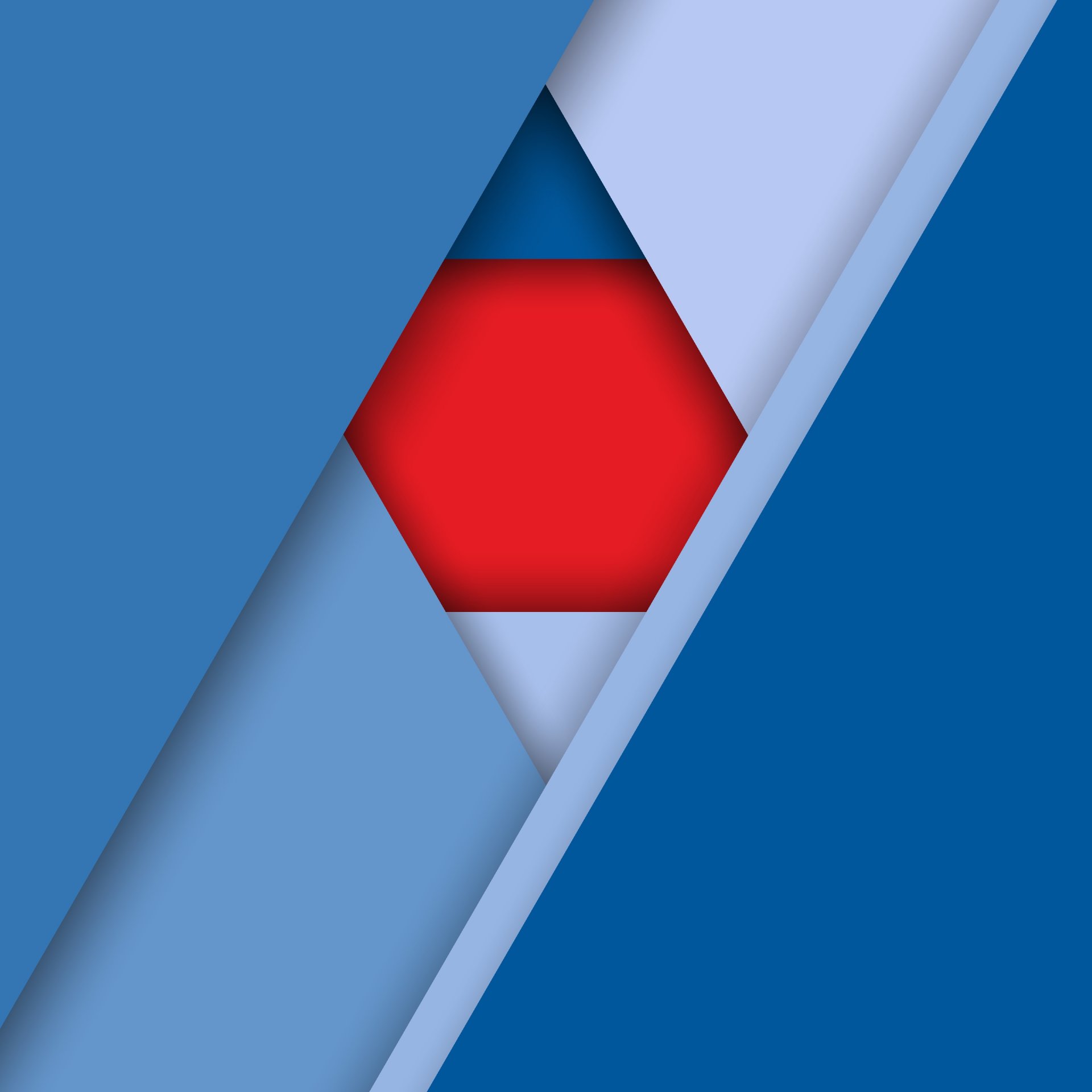 android 5.0 lollipop matériel conception lignes abstraction cercles rouge bleu losange