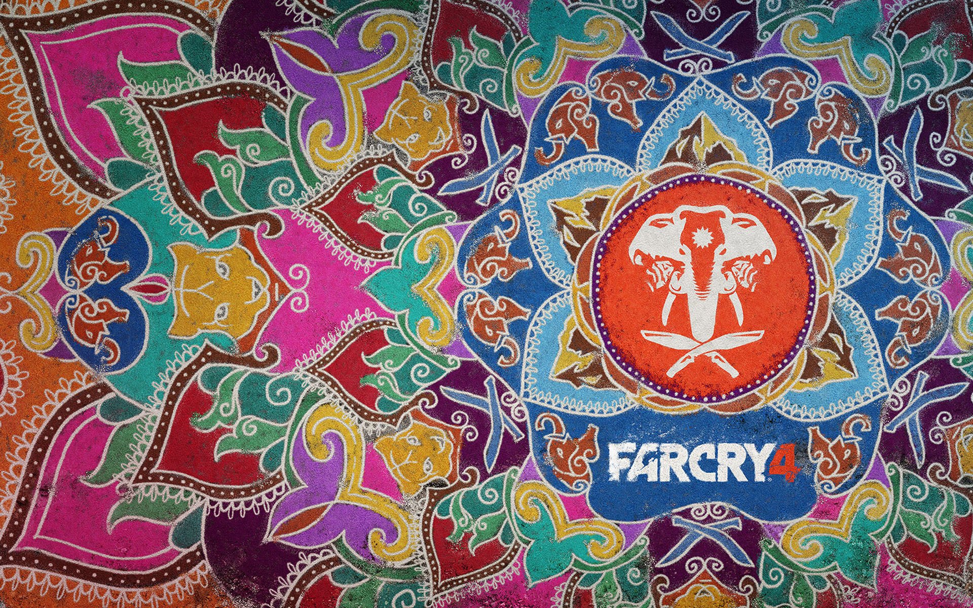 far cry 4 patrones pinturas cabeza elefante armas