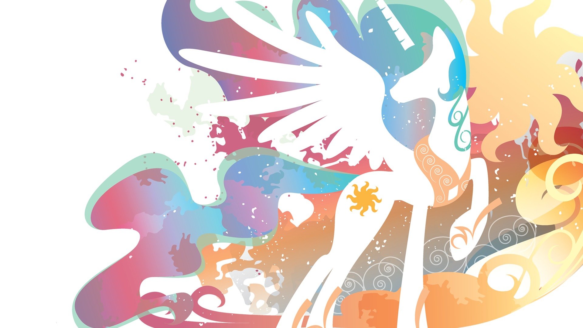 my little pony celestia wings princess