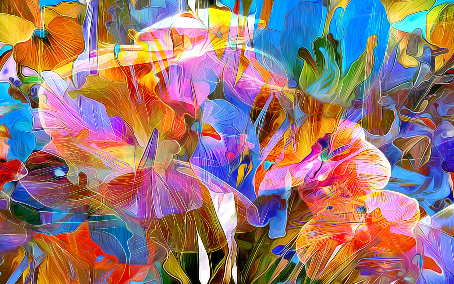 flower petals meadow supplies rendering