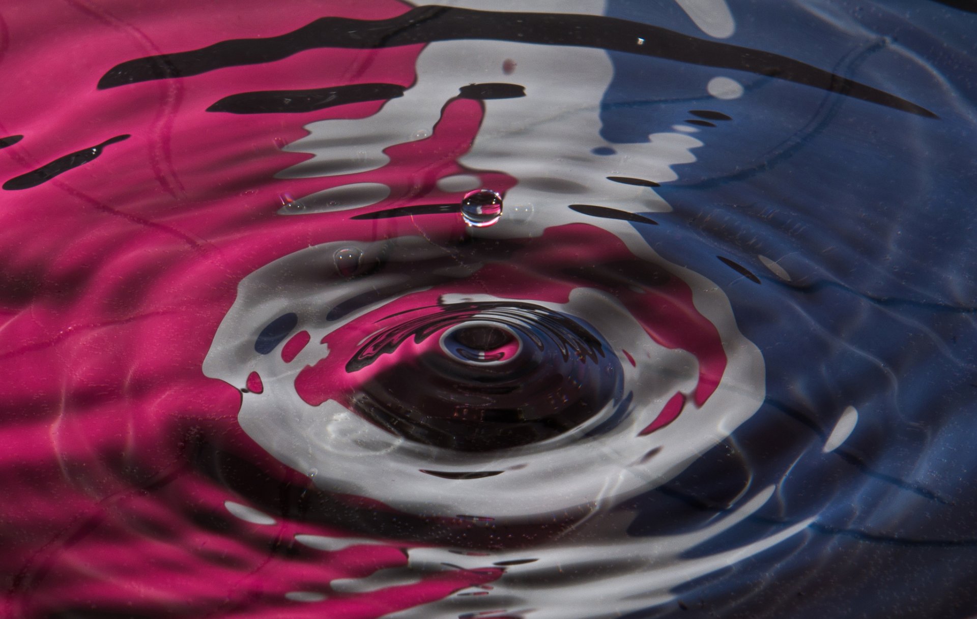 splash acqua onde colore macchia cerchio