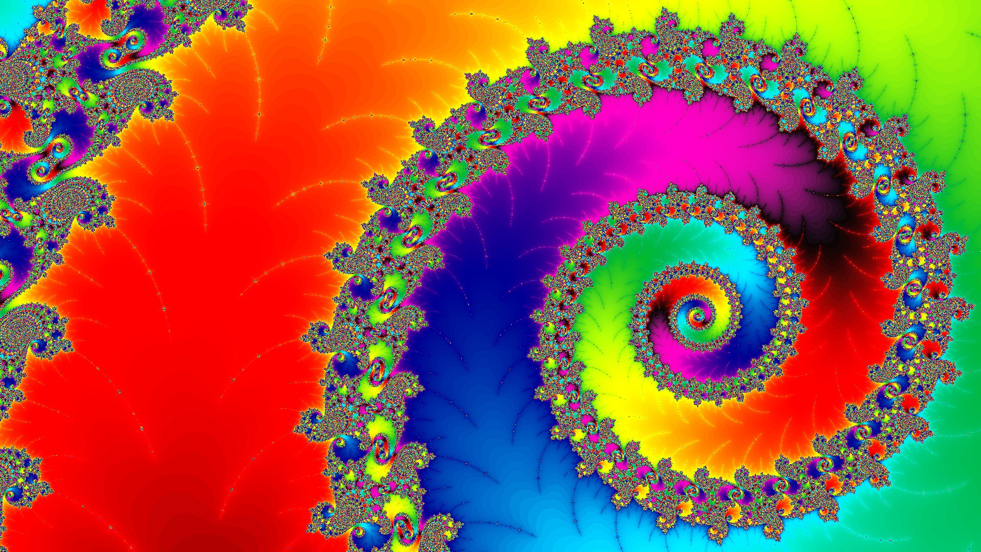 luz color espiral patrón arco iris