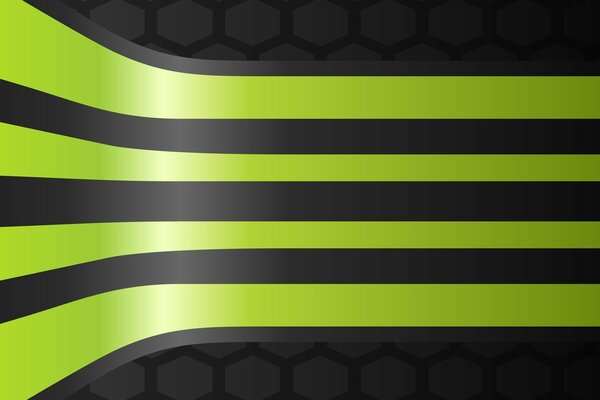 Black and green horizontal lines