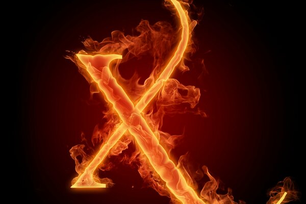 Logo. Image of the fiery letter