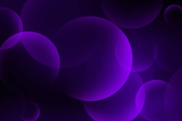 Pattern circles in purple