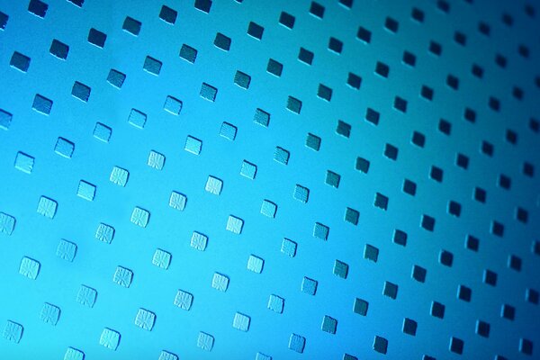 Image of android wallpaper, blue background with diamond-shaped holes