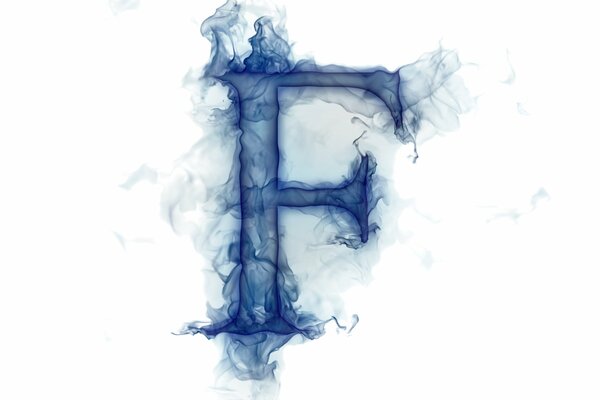Логотип. Изображение огненной буквы