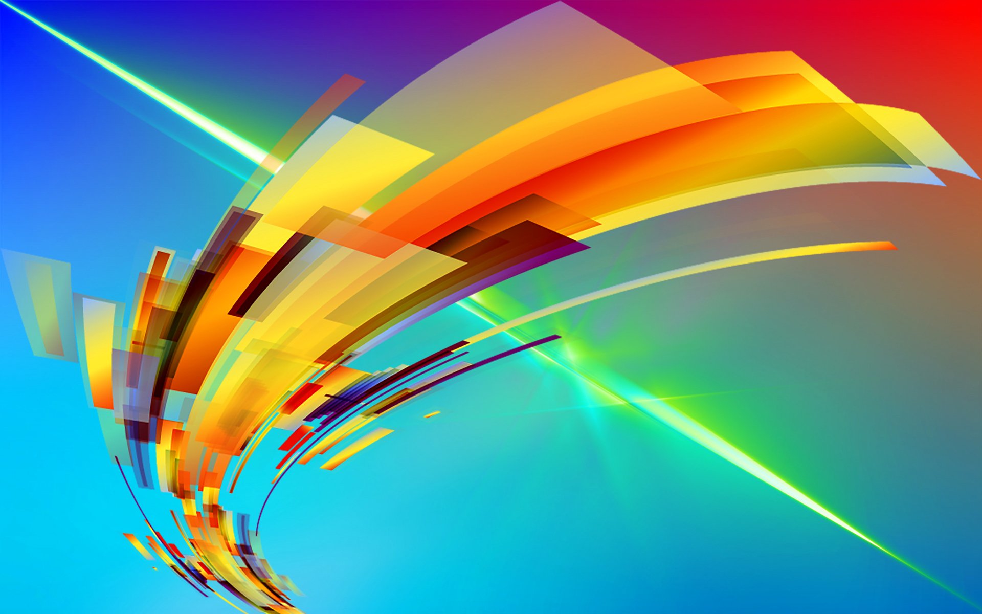 lumière couleur volume lignes couche