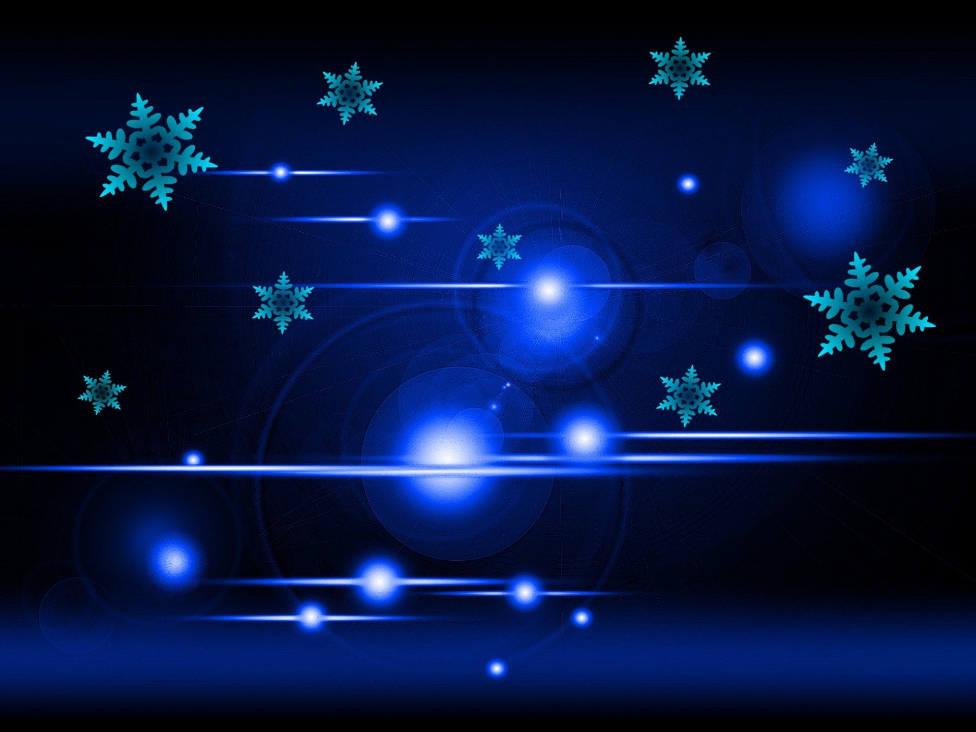 copos de nieve luz bokeh fondo