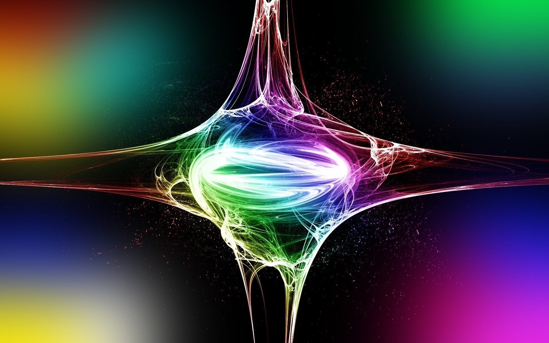 papel pintado líneas luz color humo estructura arco iris rayos spmral
