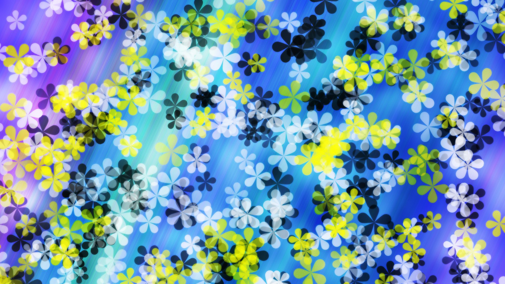 abstracciones flores blanco amarillo