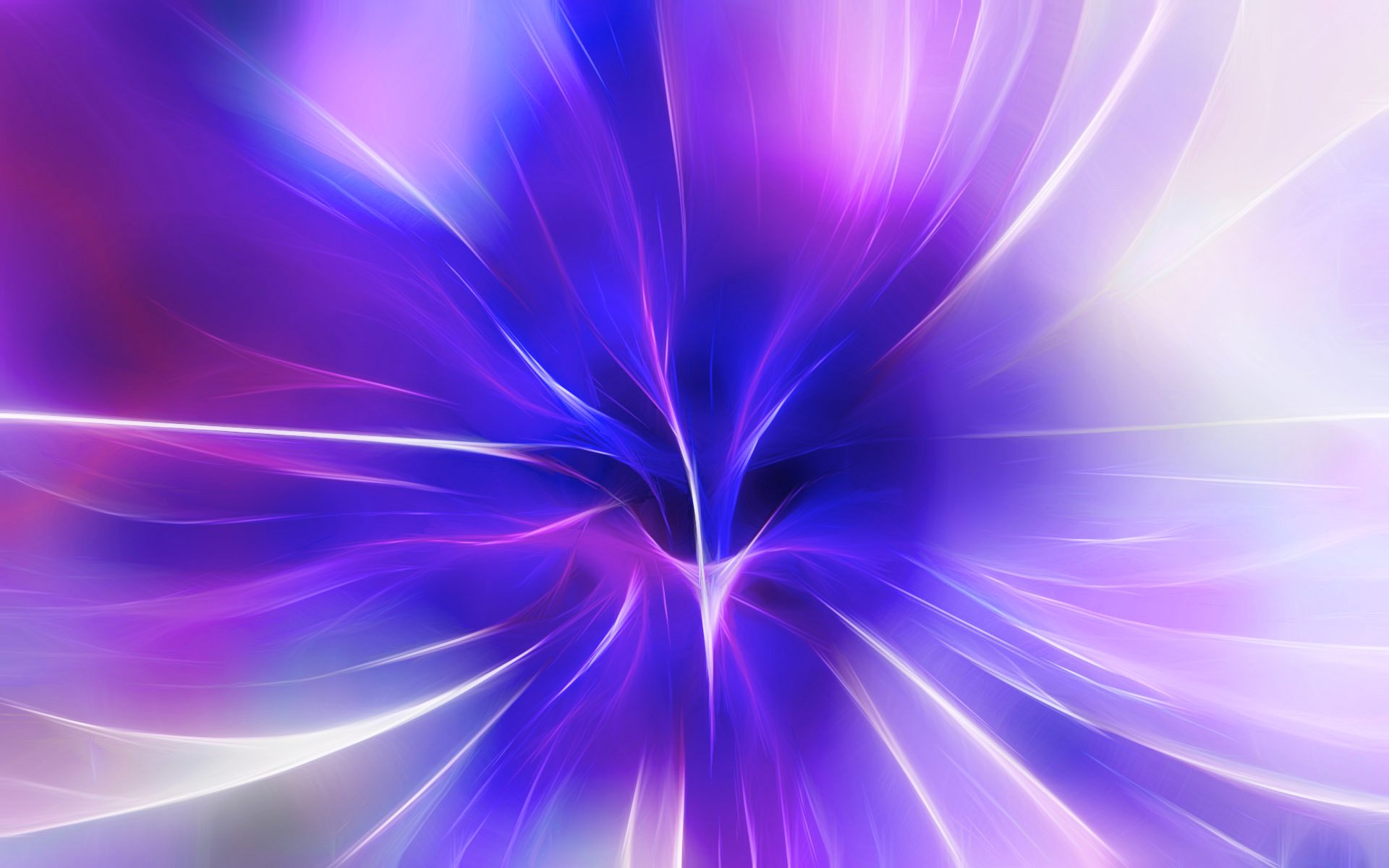 light flowers rays line center flower petal