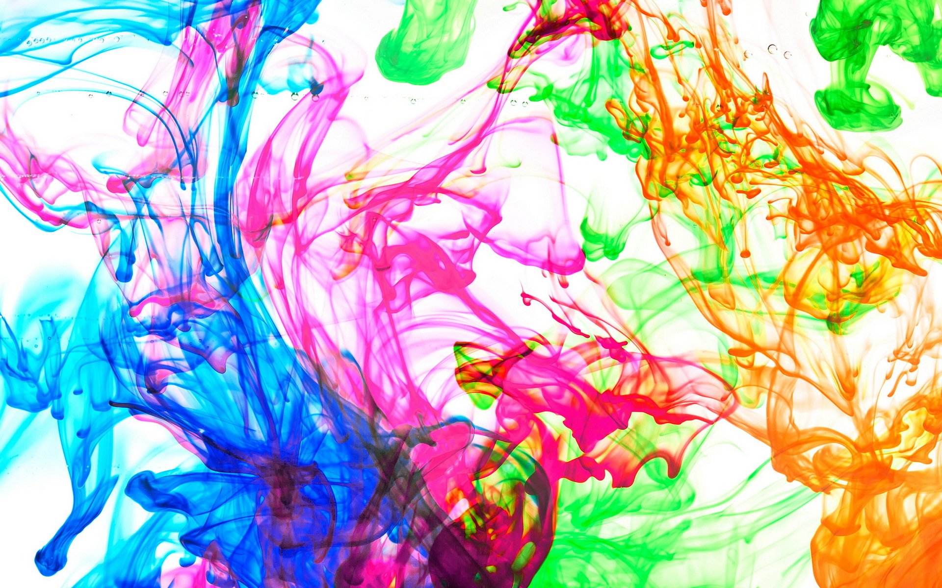 colour abstract paint flowers background