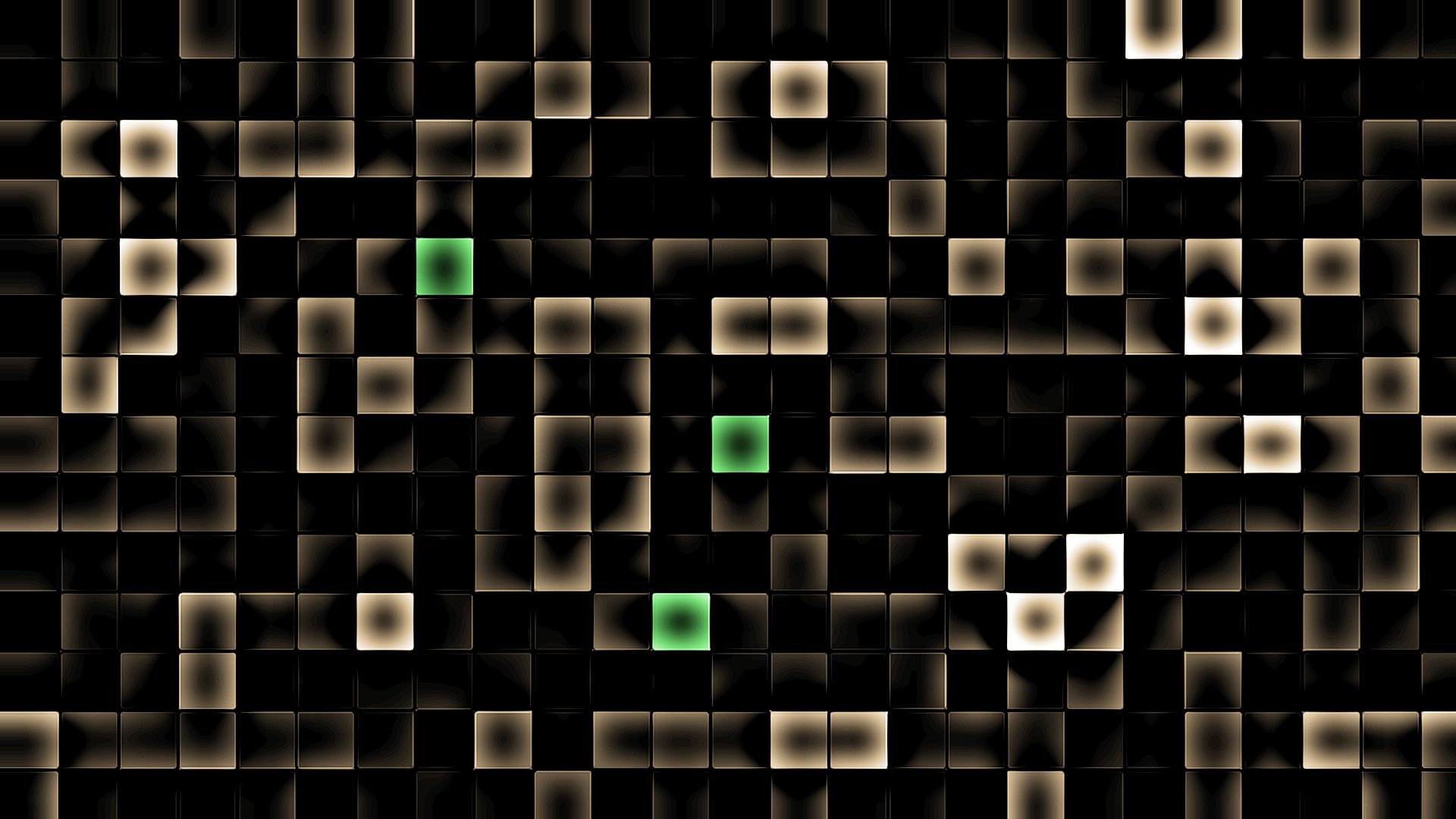 gold black pattern square