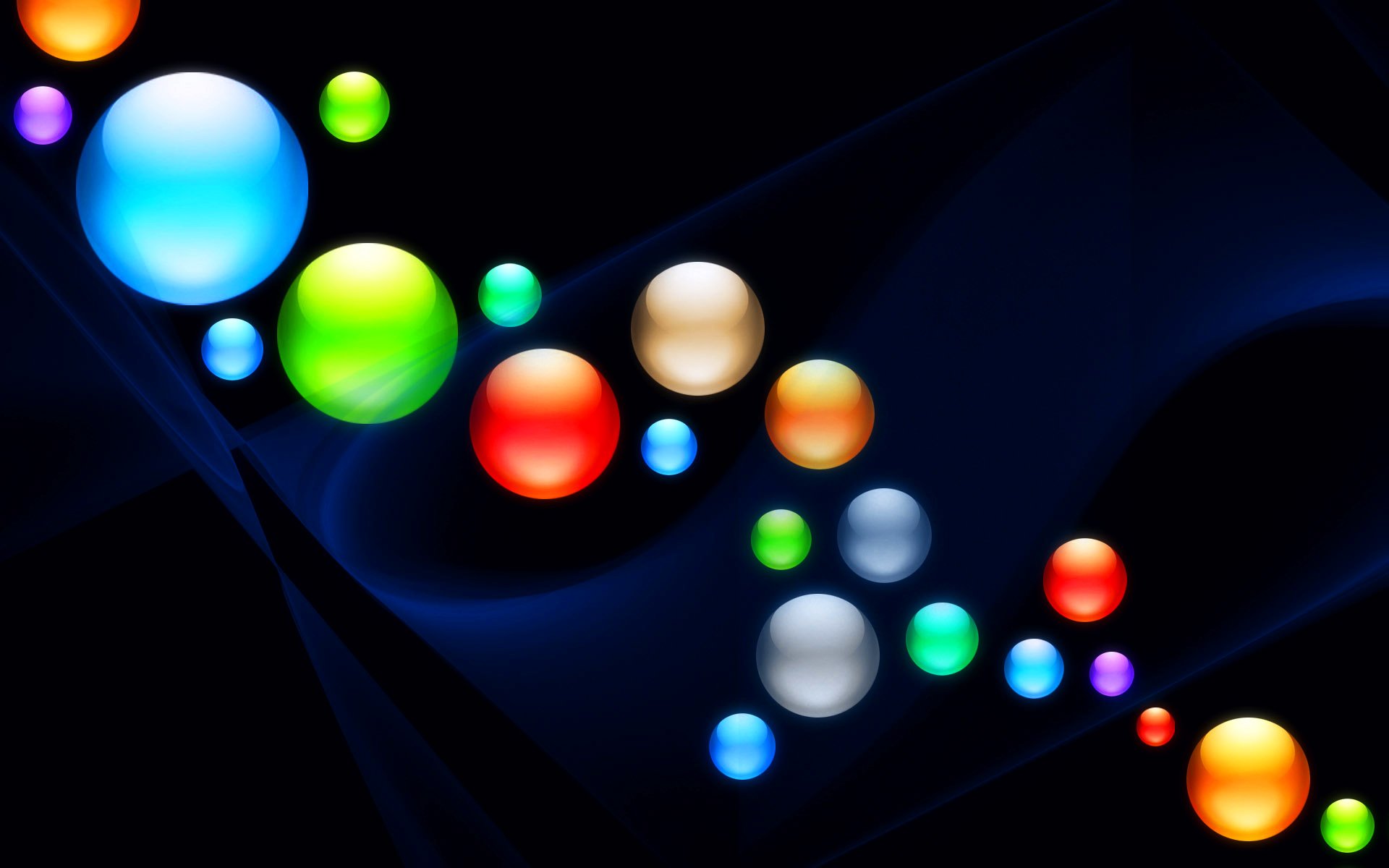 luz color bola bola círculo fondo