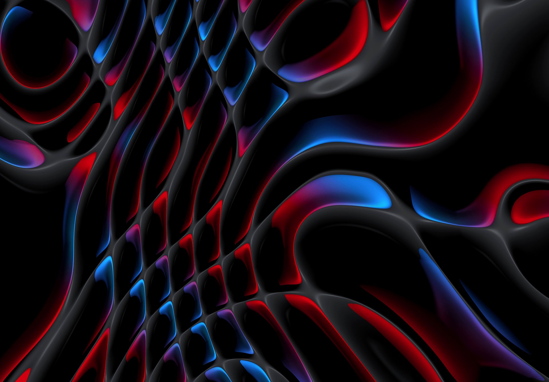 lumière couleur obscurité lignes flexion volume