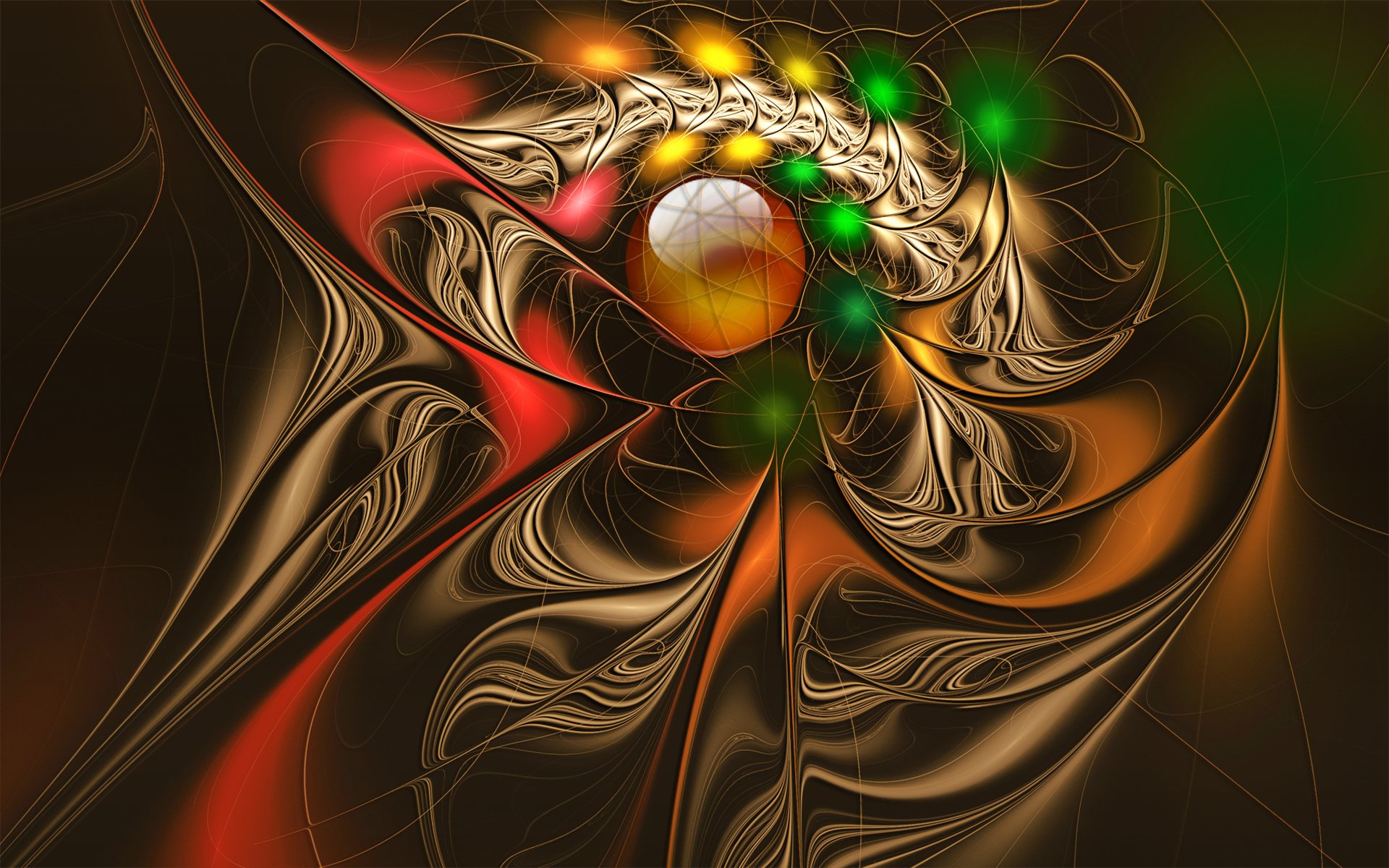 boule lignes rayures lumières coloré