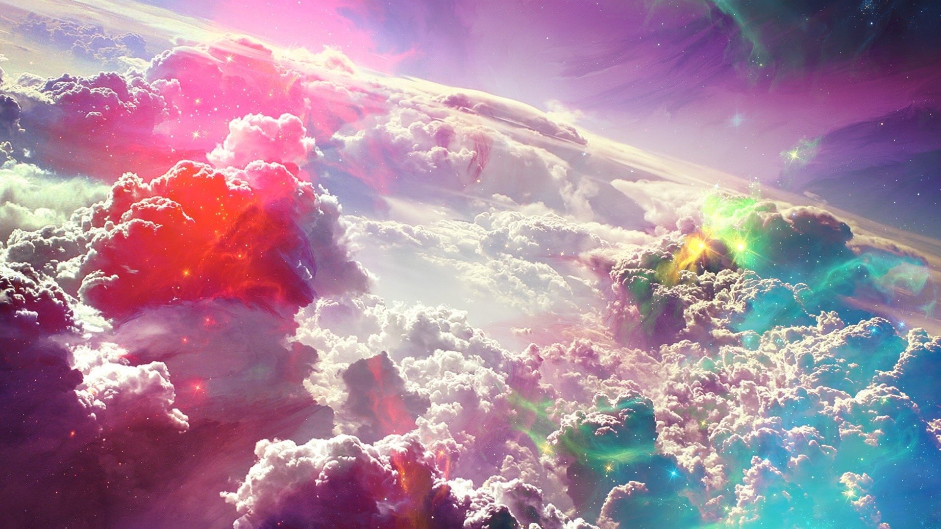 abstraite luminosité lumière peintures couleurs lumières reflets éblouissement atmosphère nuages nuages