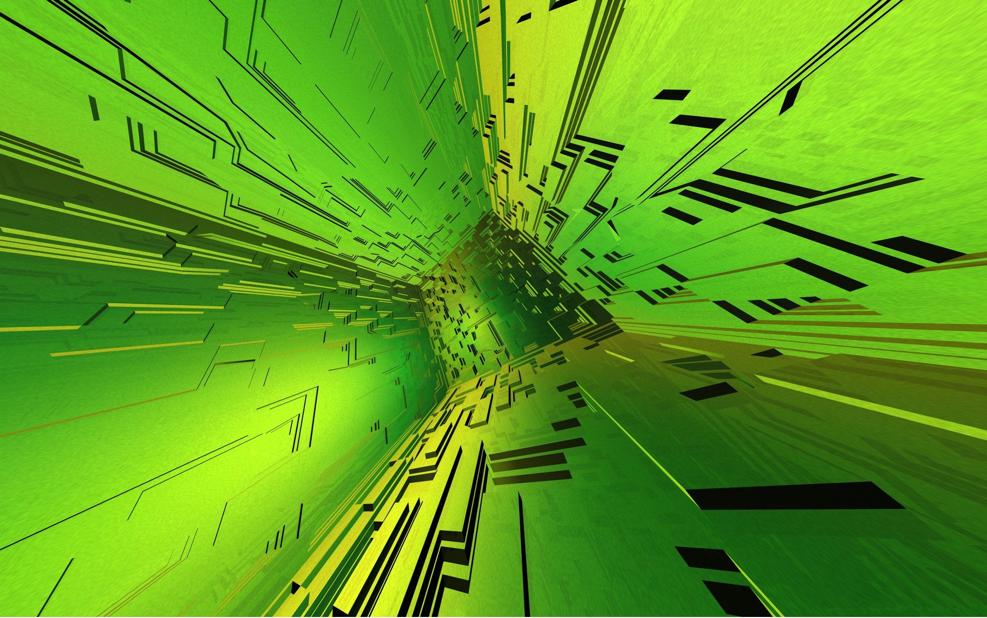 linien licht farbe korridor tunnel volumen