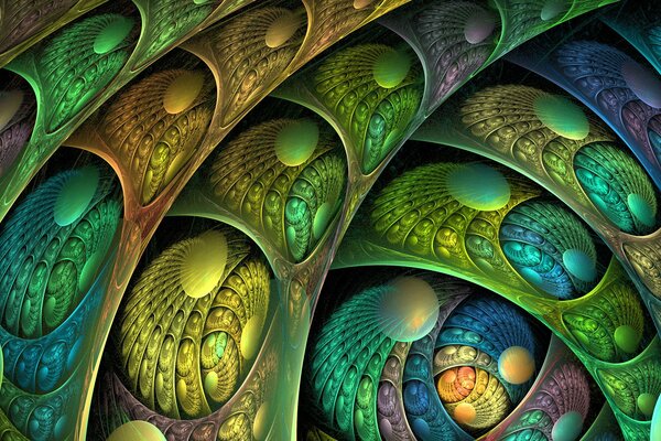 Hermosos patrones, coloreados y volumétricos