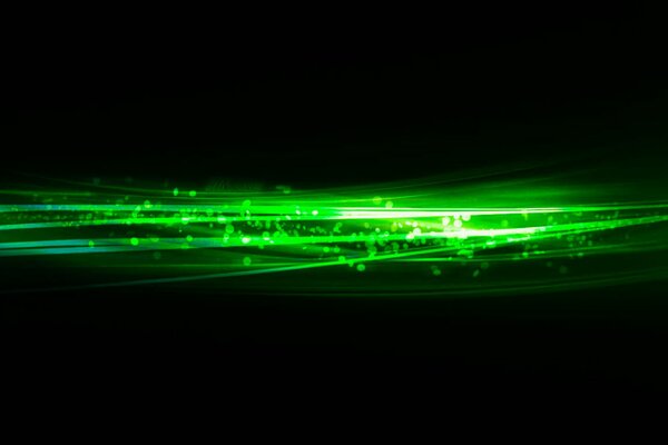 Couleur verte abstraction bokeh