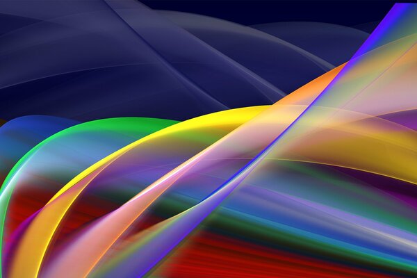 Astrazione su uno sfondo di colore
