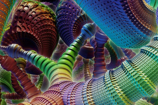 Forma tubular en el fondo