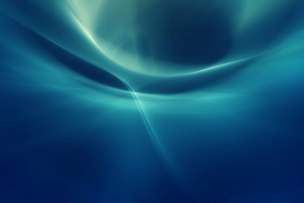 Glatte Linien auf blauem Hintergrund