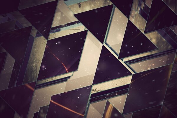 Fot abstracción triangular, hq fondos de pantalla