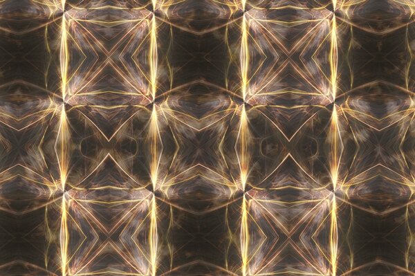Beautiful geometric shapes brown