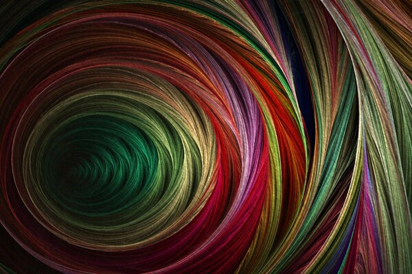 Tunnel de texture de couleur abstraite