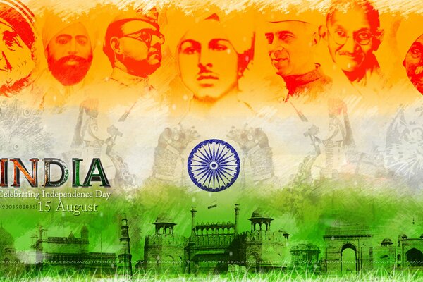 Giorno dell indipendenza in India il 15 agosto