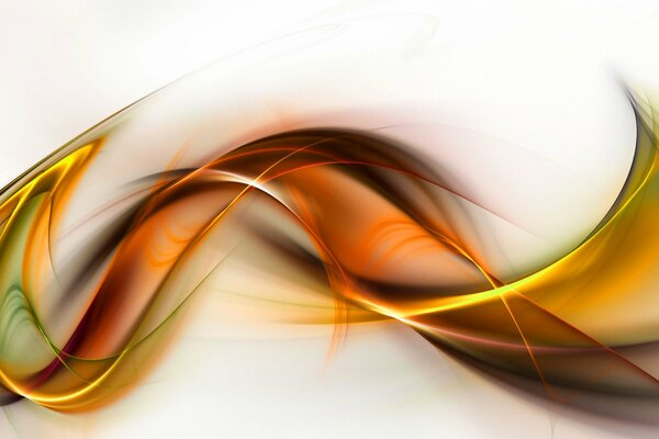 Fierce sparkling curves on white