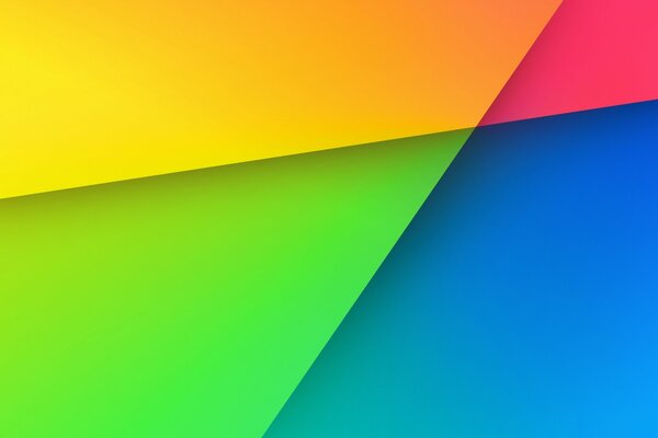 Forme geometriche di diversi colori