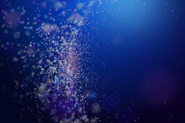 Abstraction of dust blurred blue gray