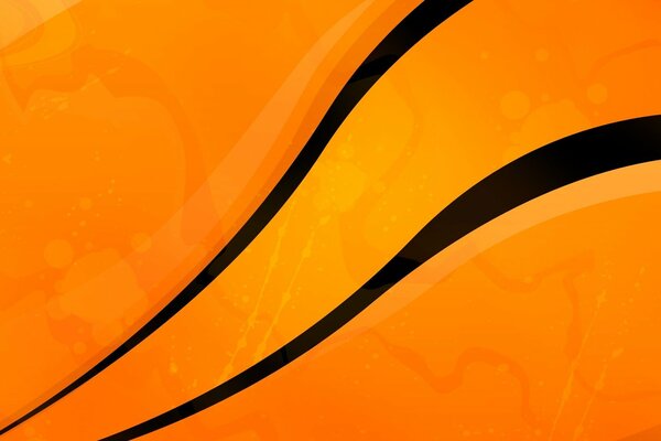 Black lines on a yellow background