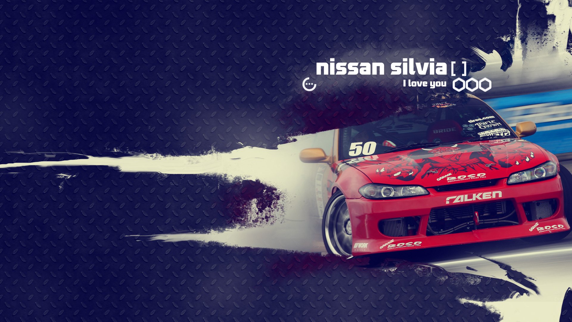 i love you nissan silvia spray