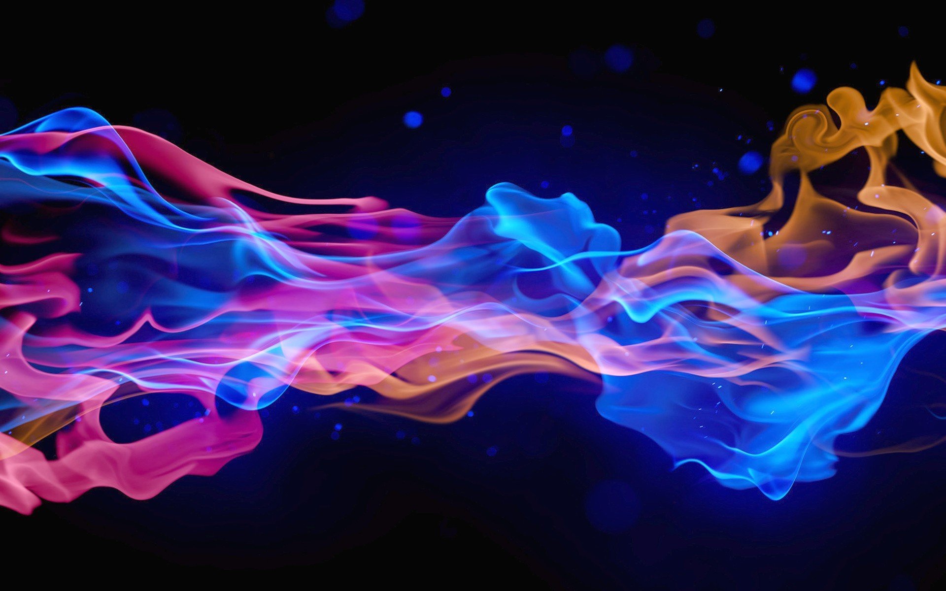 abstracciones colores 3d humo